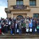 Foto de grupo - frente a EII de Oviedo