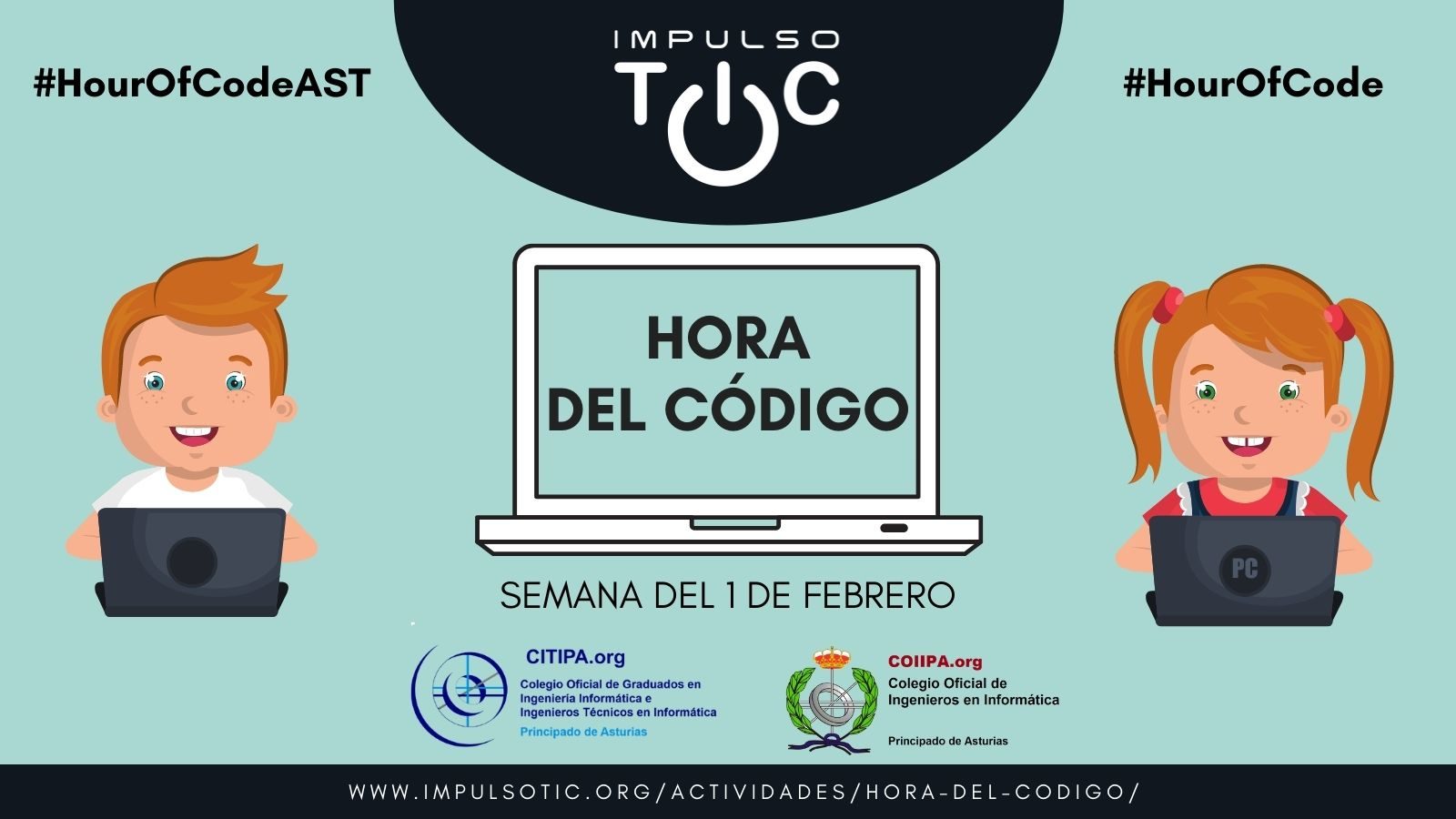 Cartel de la hora del código, Asturias